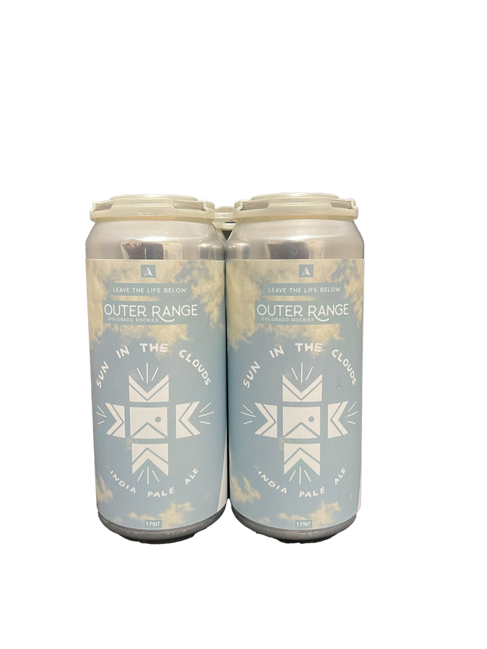 Outer Range Sun In The Clouds IPA 4 Pack Cans