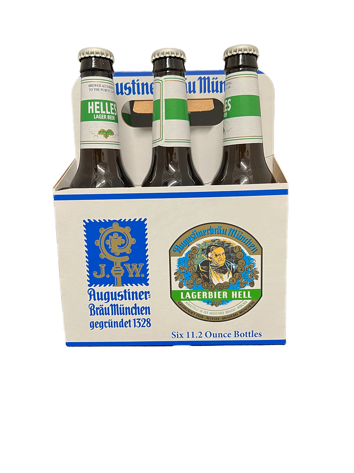 Augustiner Brau Lagerbier Hell 6 Pack Bottles