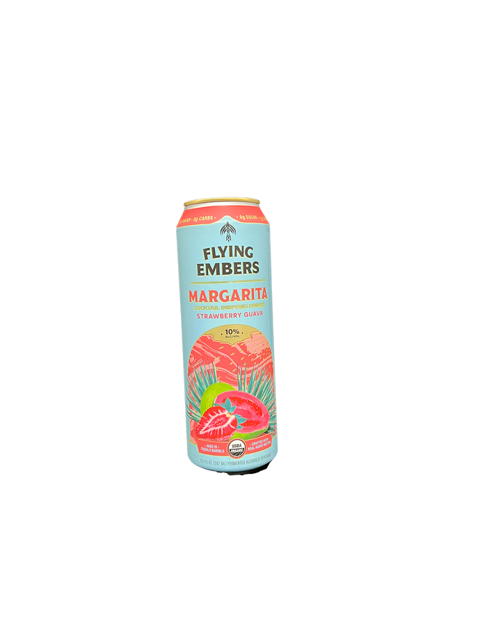 Flying Embers Margarita Strawberry Guava 19.2 oz Can