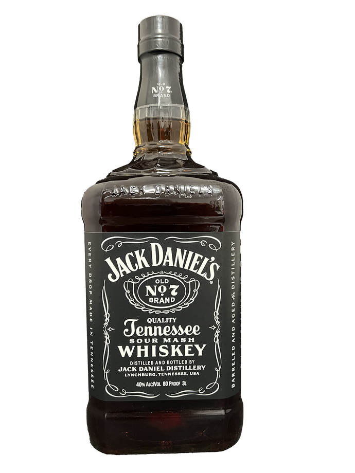 Jack Daniels Black Label Sour Mash Whiskey 3L