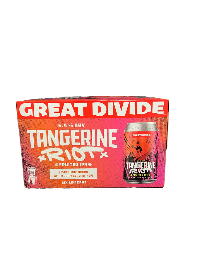 Great Divide Tangerine Riot IPA 6 Pack Cans