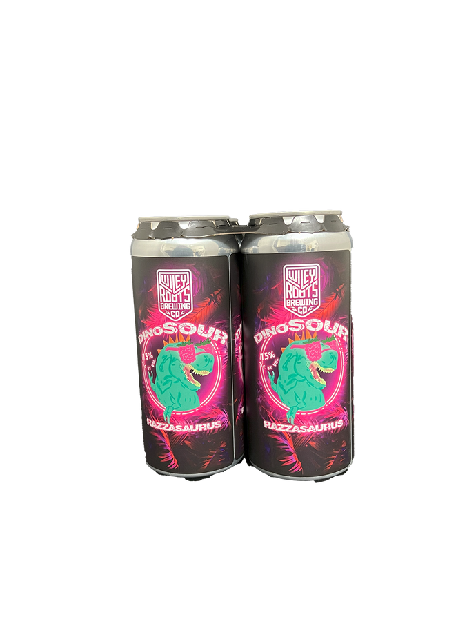 Wiley Roots Dinosour 4 Pack Cans 