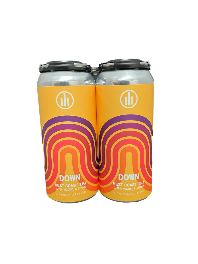 Milieu Down West Coast IPA 4 Pack Cans