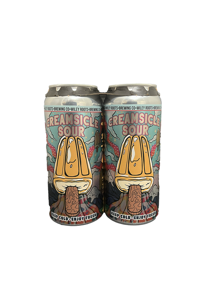 Wiley Roots Creamsicle Sour 4 Pack Cans