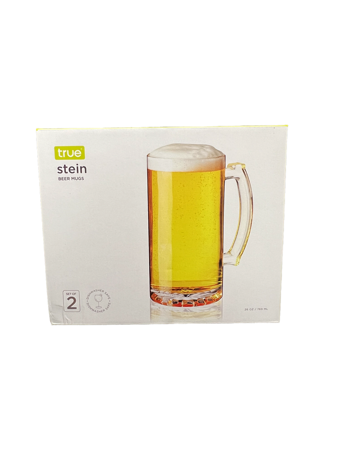 True Stein Beer Mugs 26 oz 2 Pack
