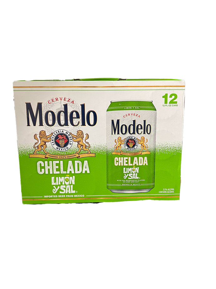 Modelo Chelada Limon Y Sal 12 Pack Cans