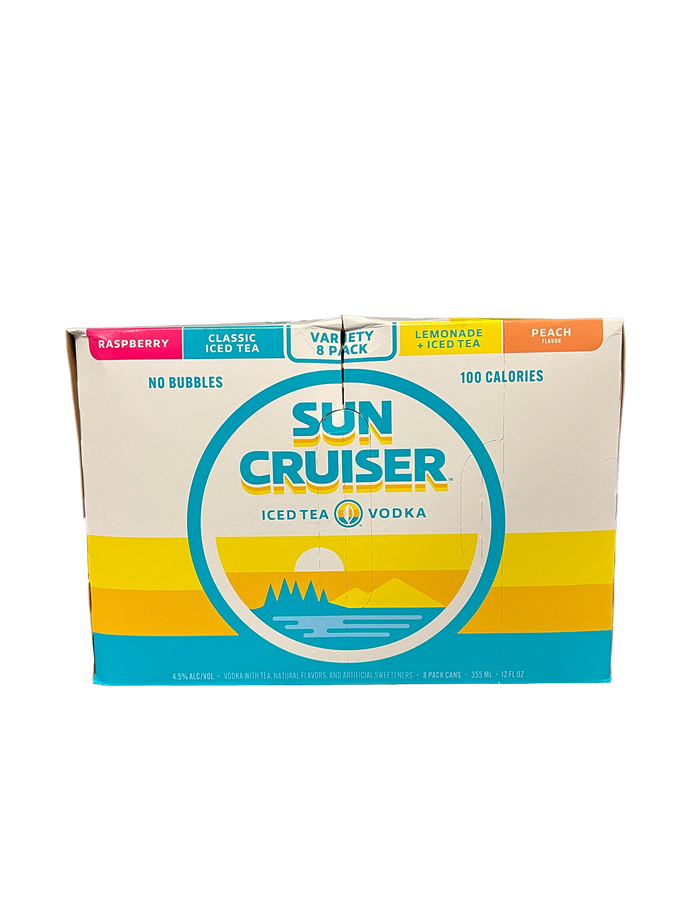 Sun Cruiser Iced Tea Vodka Variety 8 Pack Cans