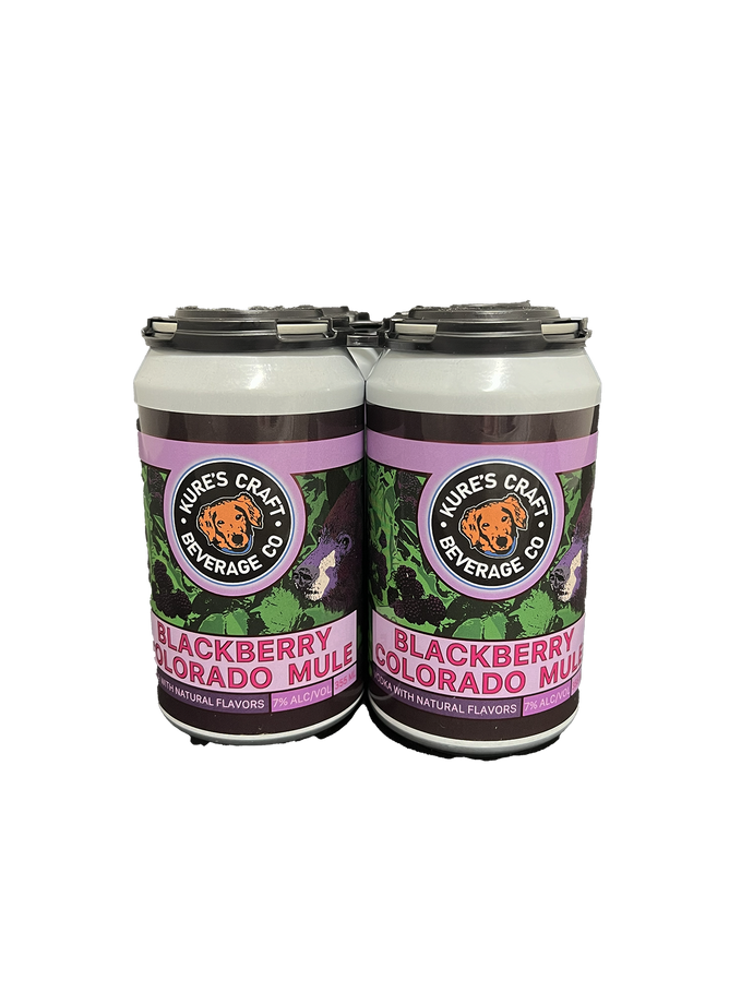 Kures Blackberry Colorado Mule 4 Pack Cans