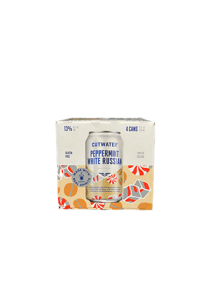 Cutwater Peppermint White Russian 4 Pack Cans