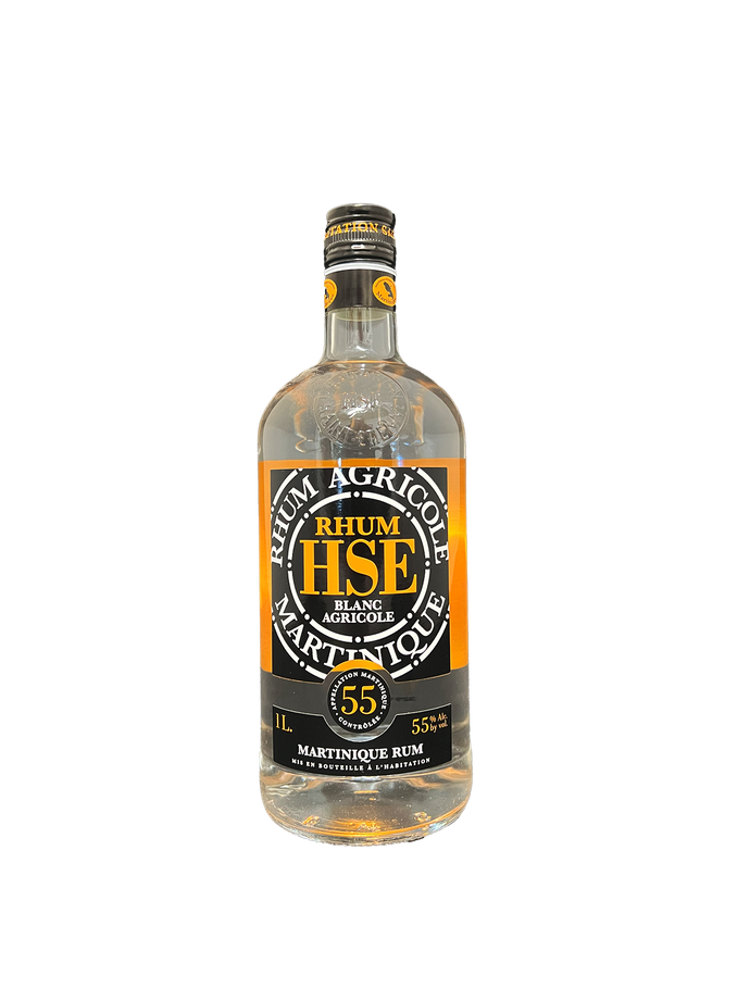 Rhum HSE 80 Proof Blanc Agricole 1 Liter