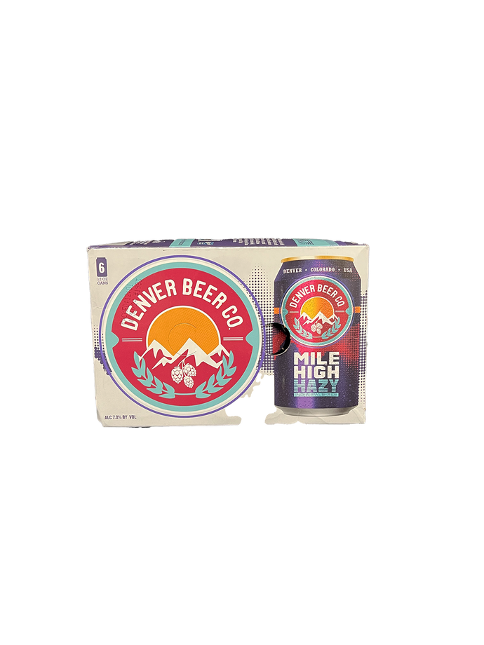 Denver Beer Mile High Hazy IPA 6 Pack Cans