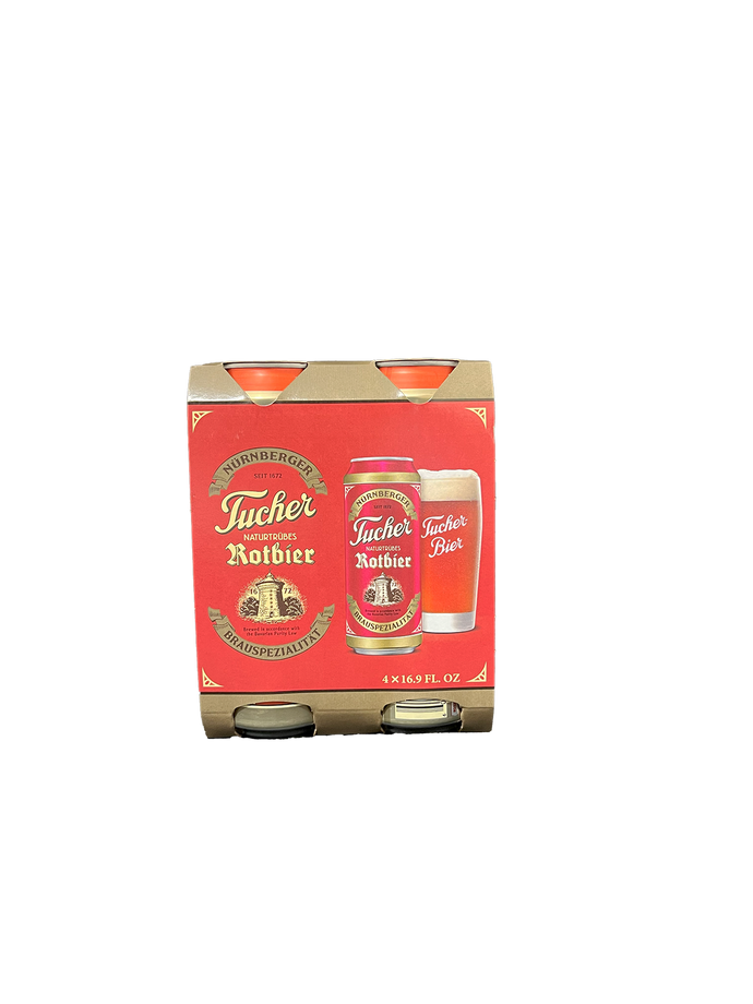 Tucher Rotbier 4 Pack Cans