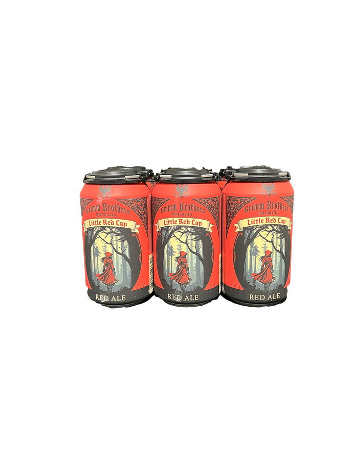 Grimm Brothers Little Red Cap Red Ale 6 Pack Cans