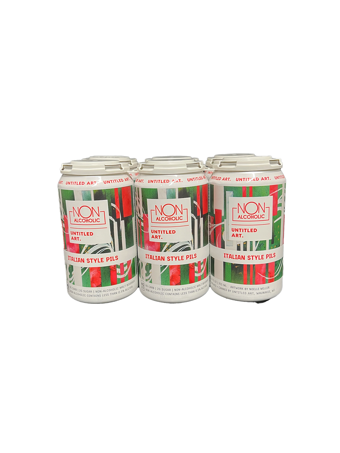 Untitled Art Italian Pils Non-Alcoholic 6 Pack Cans