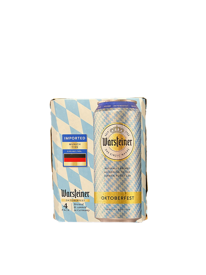 Warsteiner Oktoberfest 4 Pack Cans
