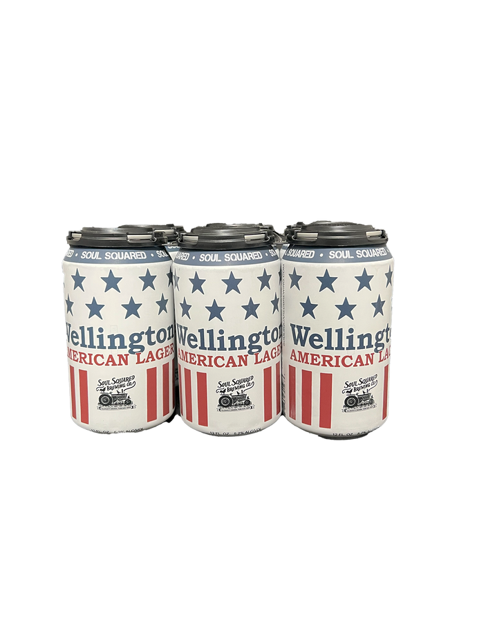 Soul Squared Wellington American Lager 6 Pack Cans