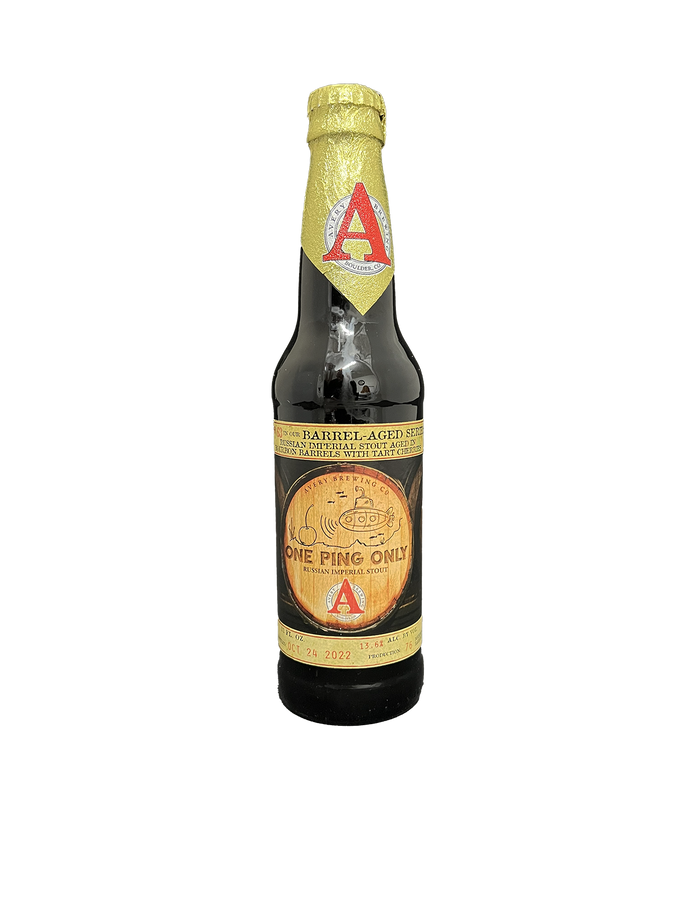 Avery Gold Foil One Ping Only 12 oz Bottle