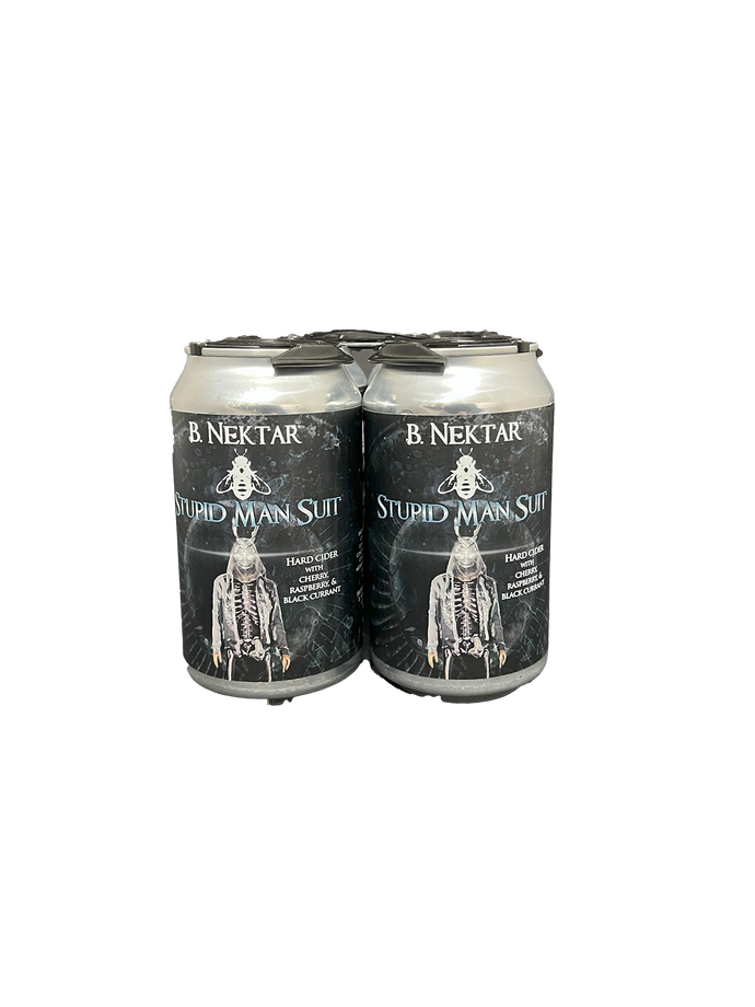B Nektar Har Cider Stupid Man Suit 4 Pack Cans