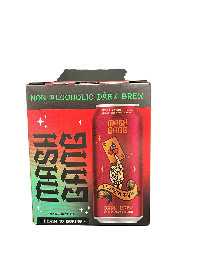 Mash Gang Dark Brew Non-Alcoholic 4 Pack Cans
