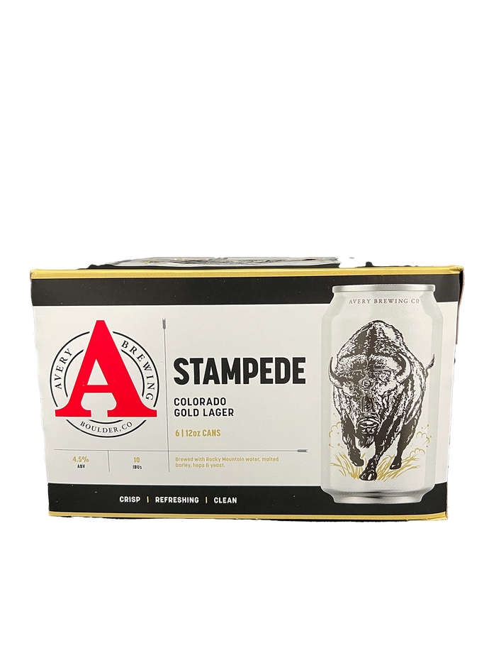 Avery Stampede Gold Lager 6 Pack Cans