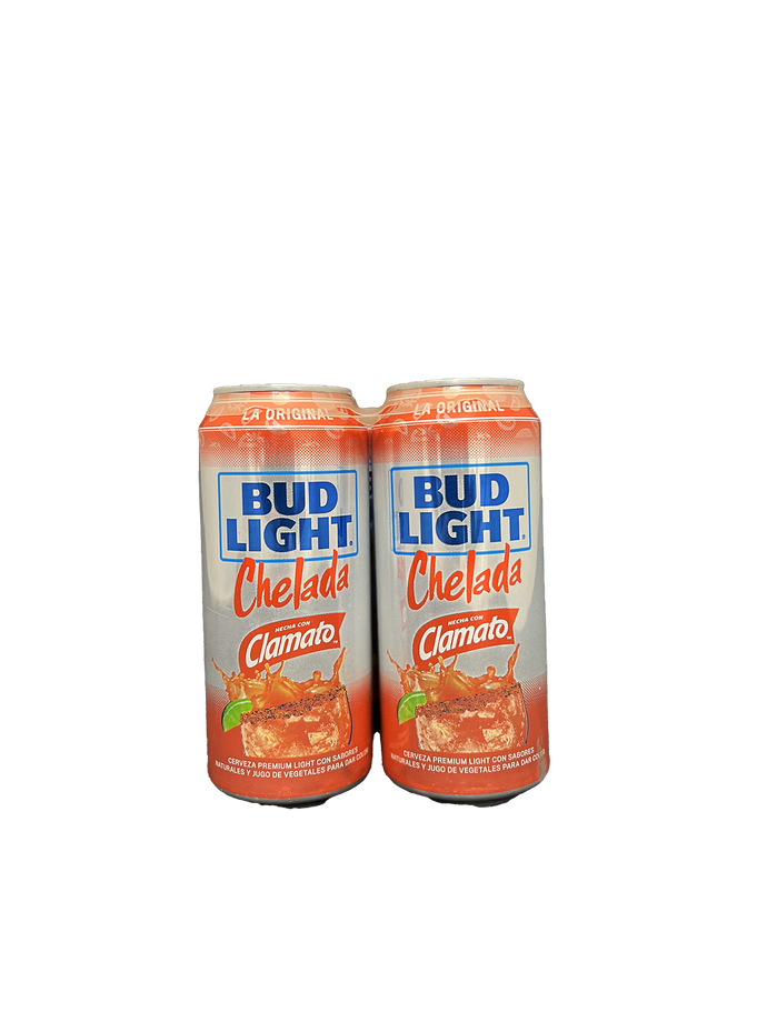 Bud Light Chelada 16 oz 4 Pack Cans
