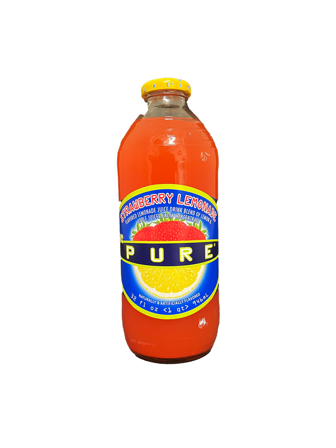 Mr. Pure Strawberry Lemonade 32oz