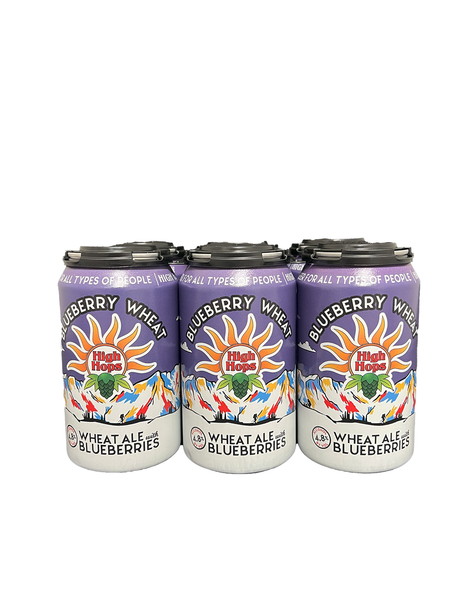 High Hops Blueberry Wheat 6 Pack Cans
