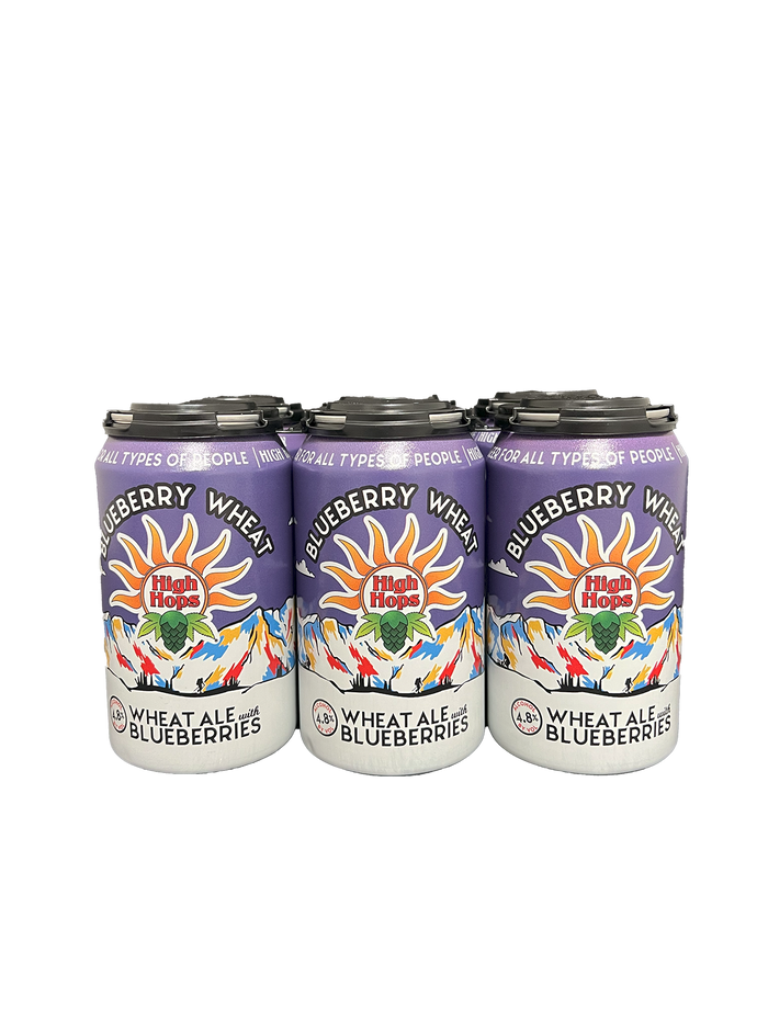 High Hops Blueberry Wheat 6 Pack Cans