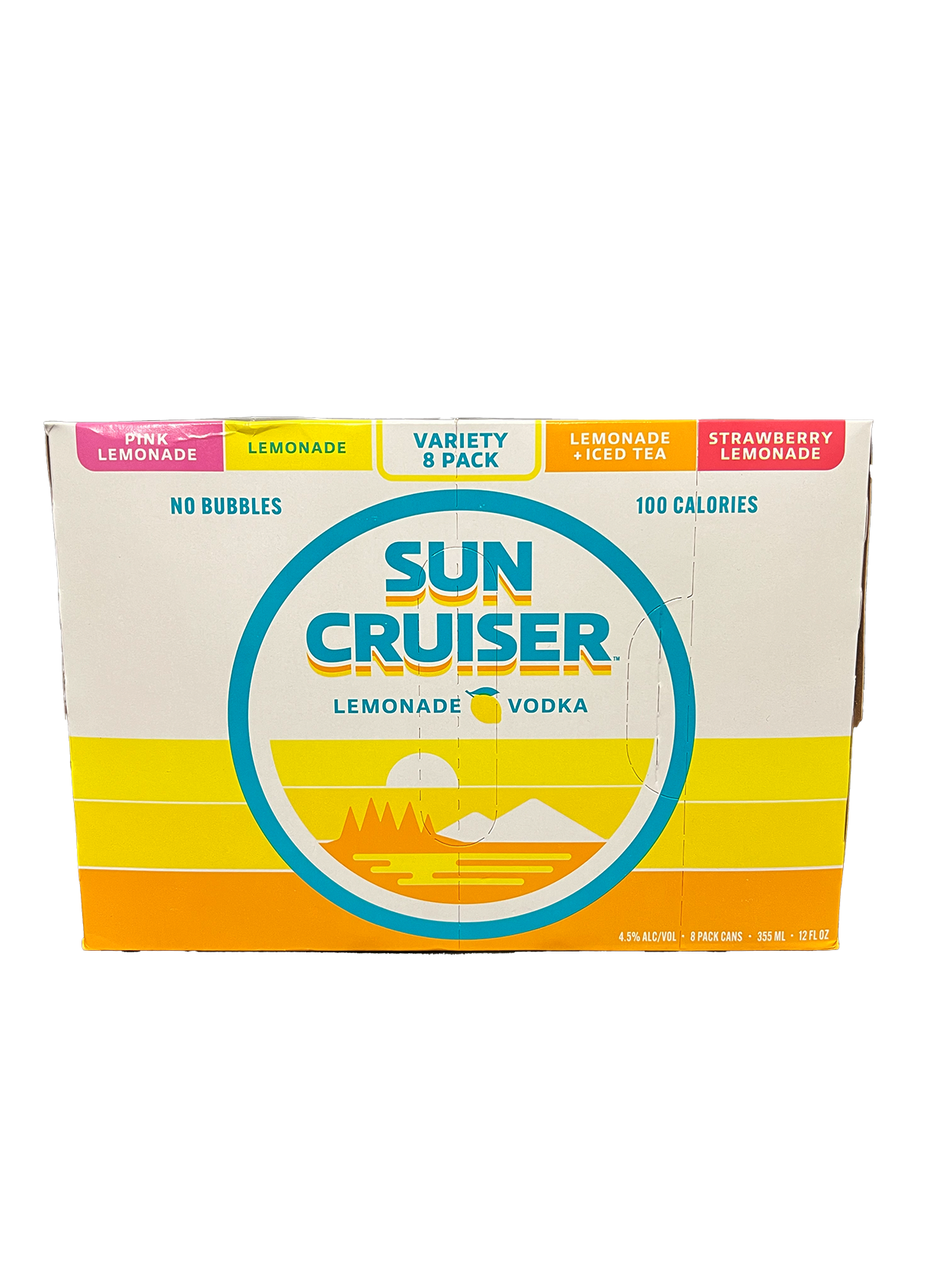 Sun Cruiser Lemonade Vodka Variety 8 Pack Cans
