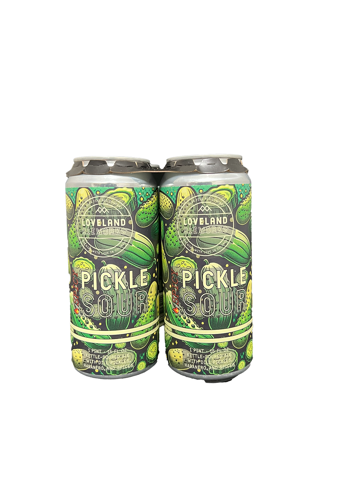 Loveland Aleworks Spicy Pickle Sour 4 Pack