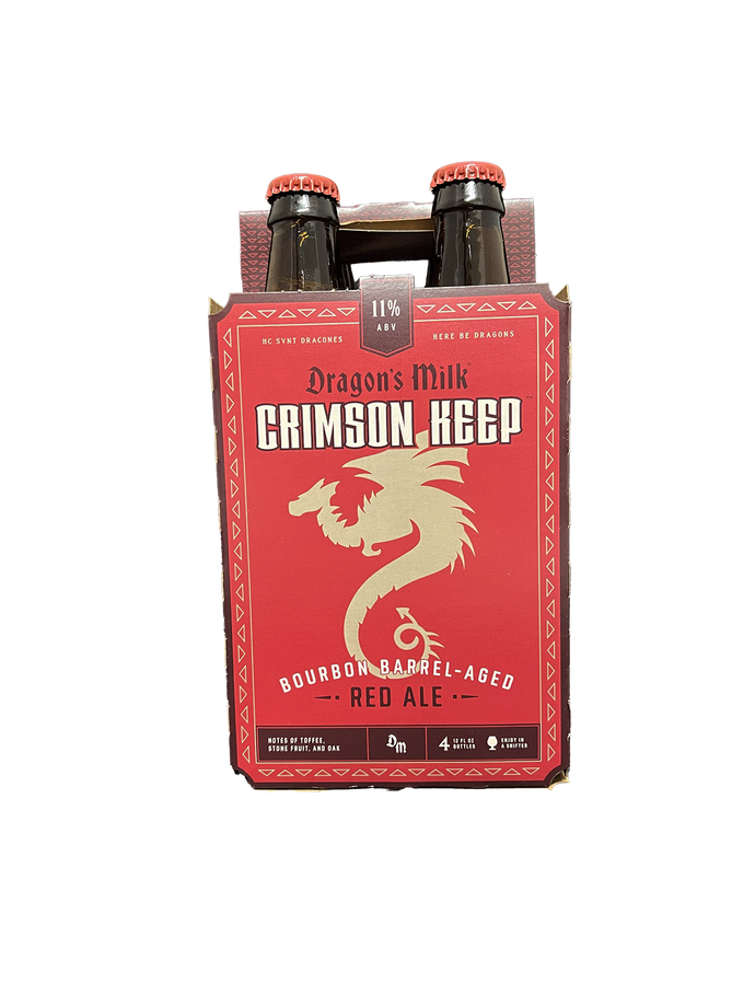 Dragons Milk Crimson Keep BA Red Ale 4 Pack Bottles