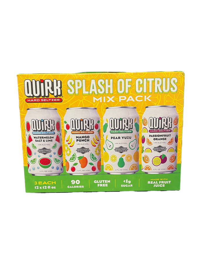 Boulevard Quirk Citrus Hard Seltzer Variety 12 Pack Cans