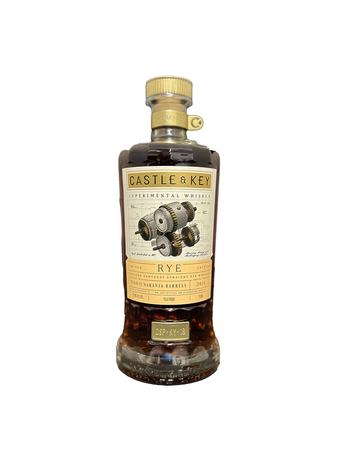 Castle & Key Cask Strength Rye Whiskey 750ML