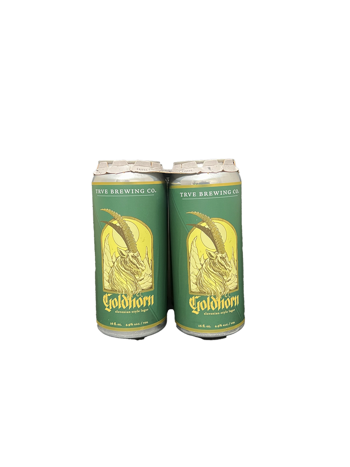 Trve Goldhorn Lager 4 Pack Cans