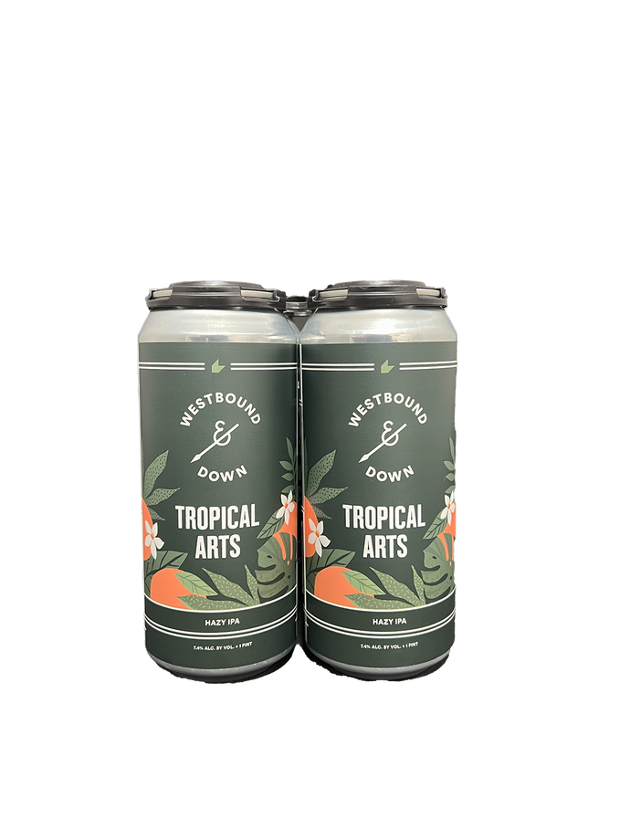 Westbound & Down Tropical Arts Hazy IPA 4 Pack