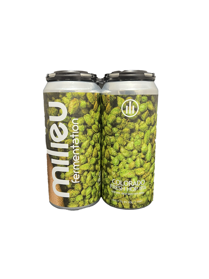 Milieu Colorado Fresh Hop IPA 4 Pack