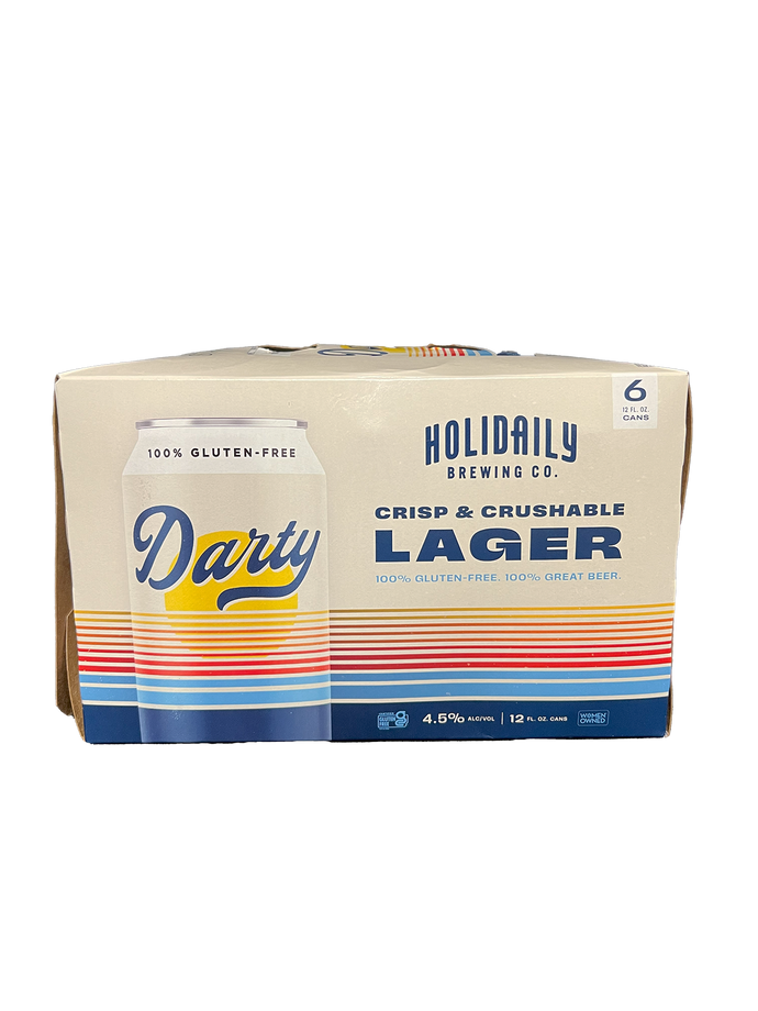 Holidaily Darty Lager 6 Pack Cans