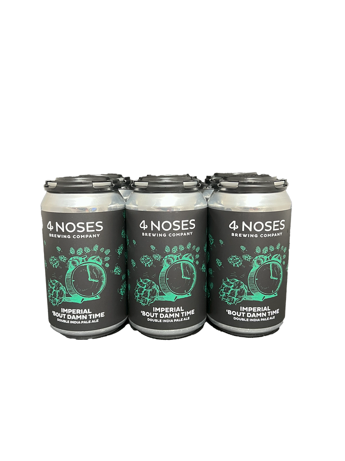 4 Noses Imperial 'Bout Damn Time DIPA 6 Pack Cans