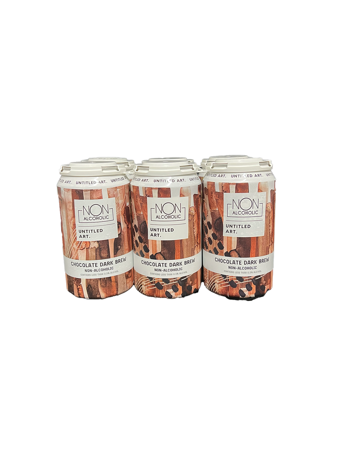 Untitled Art Chocolate Dark Non-Alcoholic 6 Pack Cans