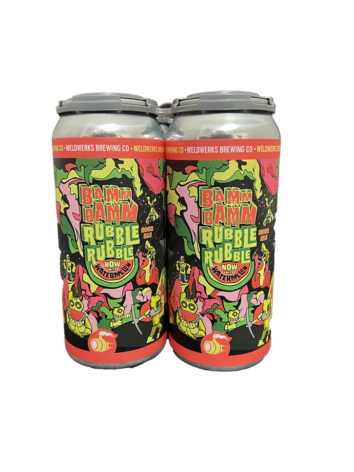 Weldwerks Bamm Bamm Rubble Rubble Watermelon Sour 4 Pack