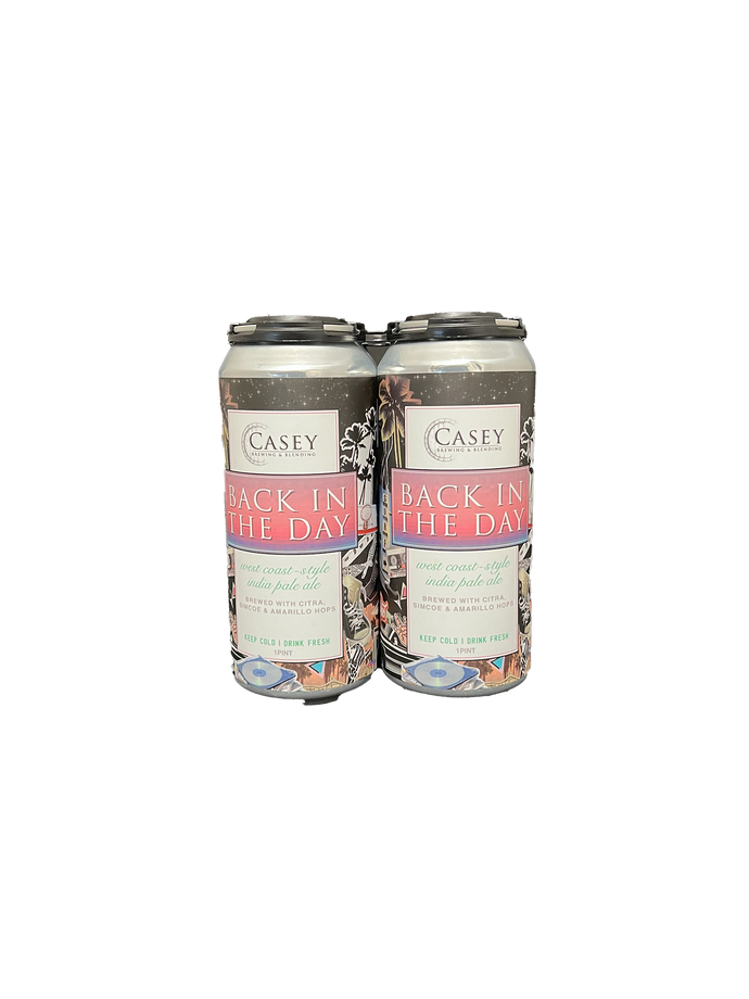 Casey Back In The Day IPA 4 Pack Cans