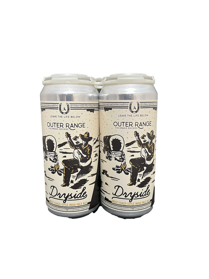 Outer Range Dryside West Coast Style IPA 4 Pack Cans
