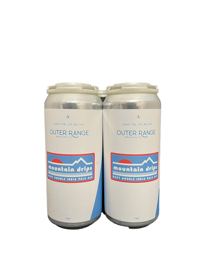 Outer Range Mountain Drips Hazy DIPA 4 Pack