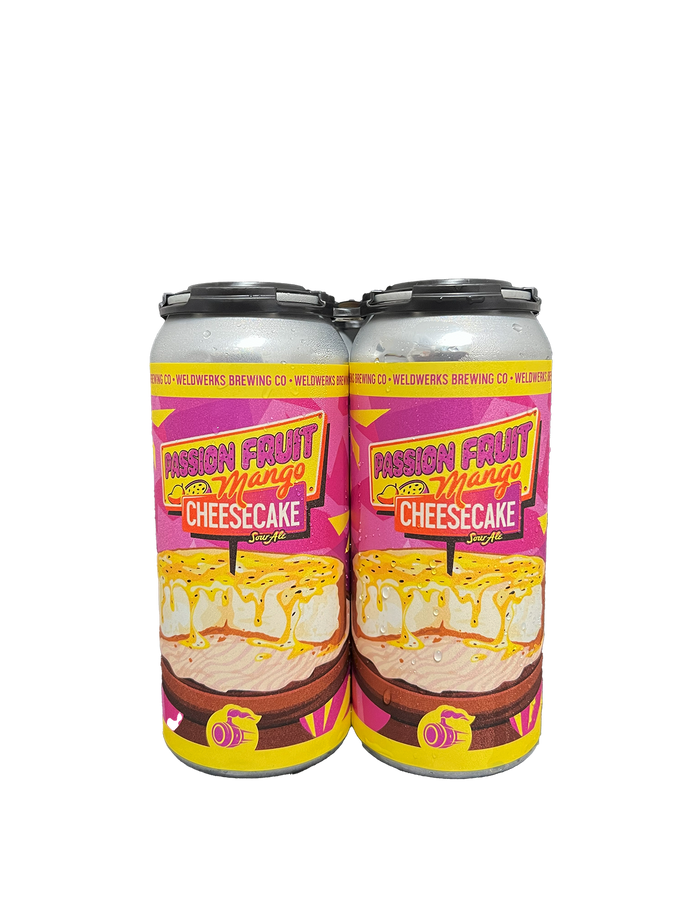 Weldwerks Passion Fruit Mango Cheesecake Sour 4 Pack
