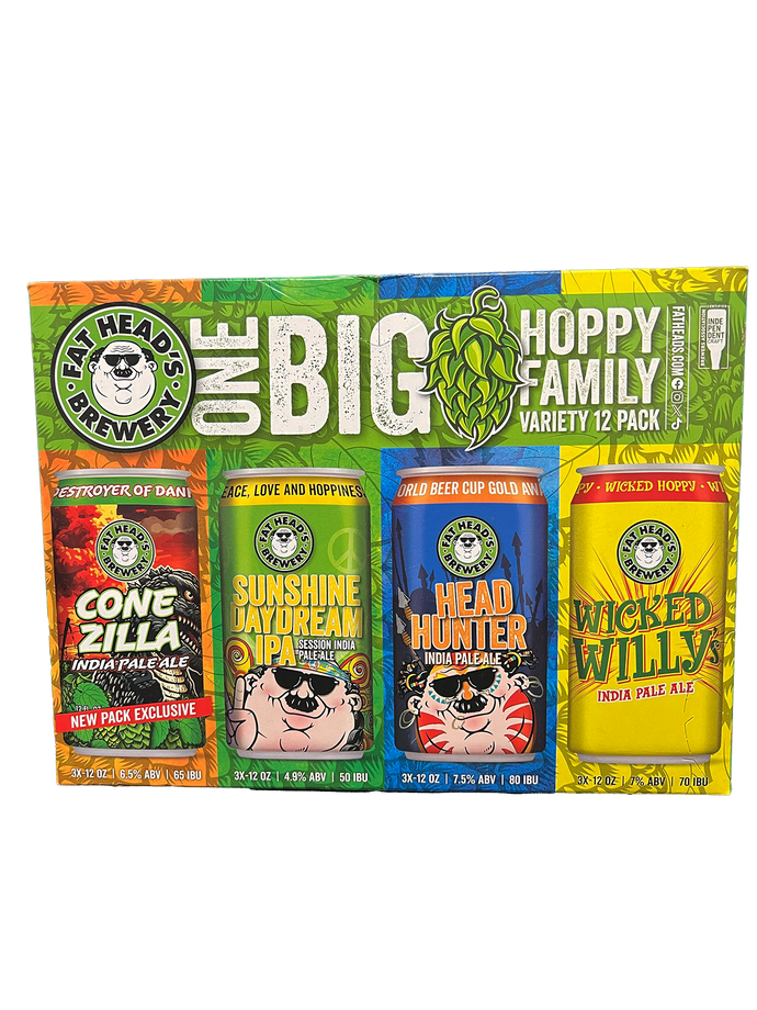 Fat Heads One Big Hoppy Family Variety 12 Pack