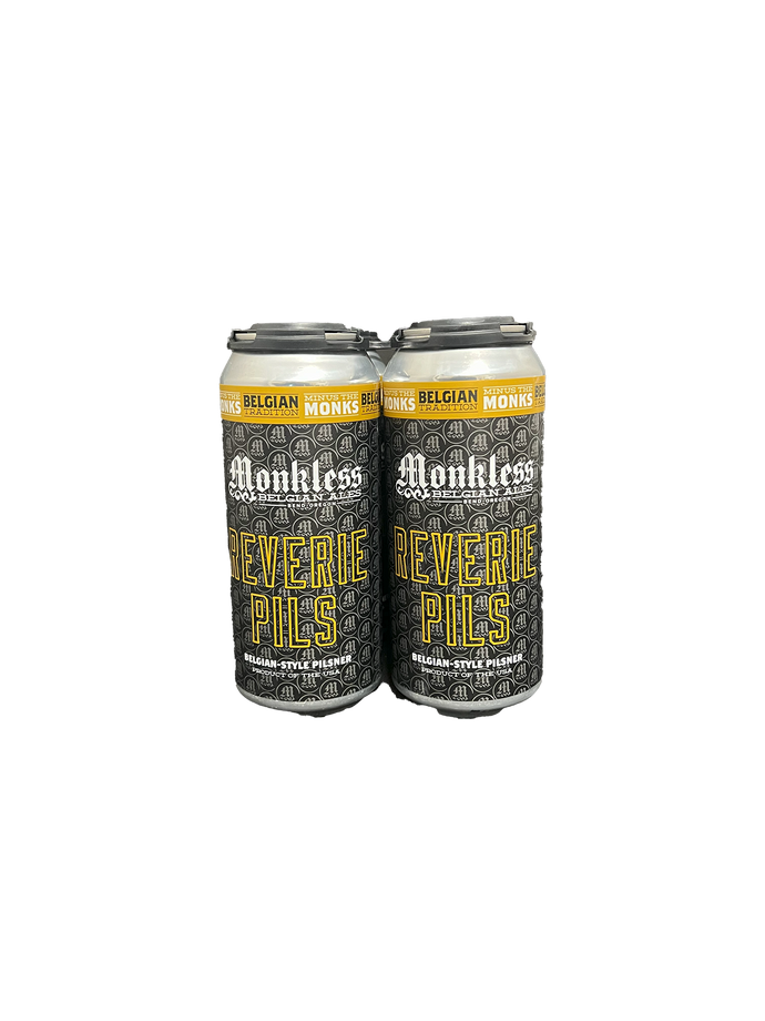 Monkless Belgian Ales Reverie Pils 4 Pack Cans