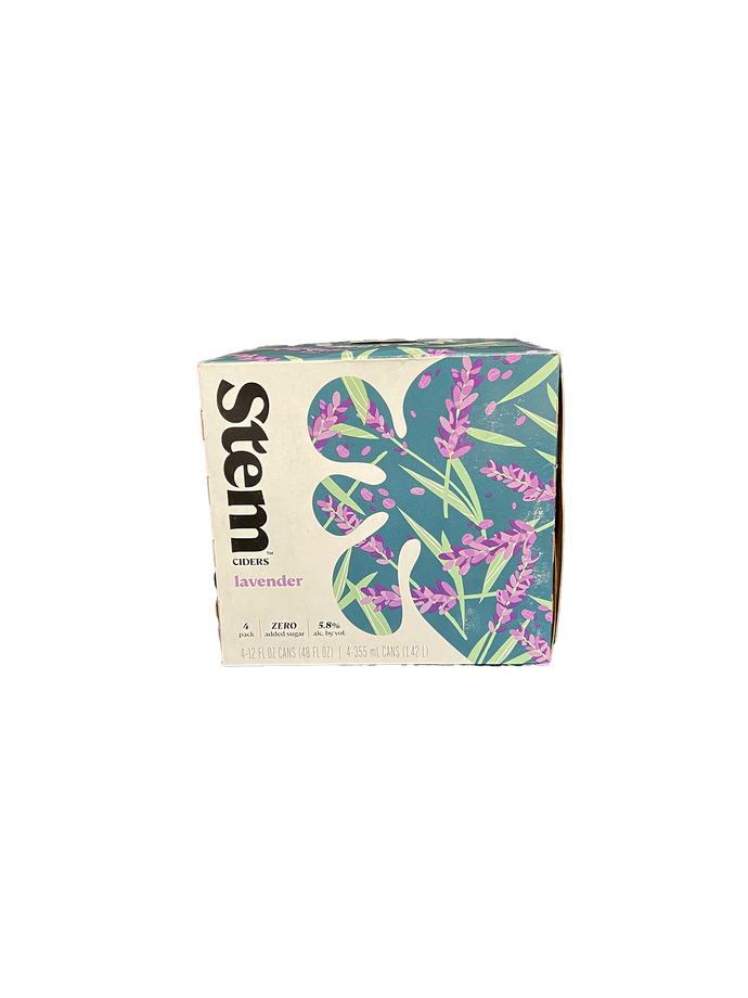 Stem Lavender Cider 4 Pack Cans