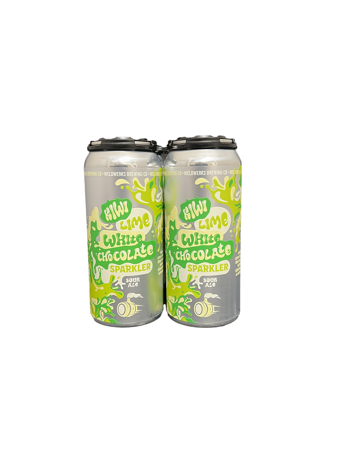 Weldwerks Kiwi Lime White Chocolate Sparkler Sour 4 Pack Cans
