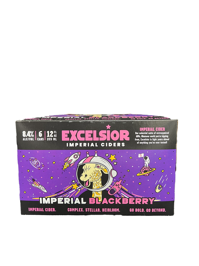 Schilling Excelsior Imperial Blackberry Hard Cider 6 Pack Cans