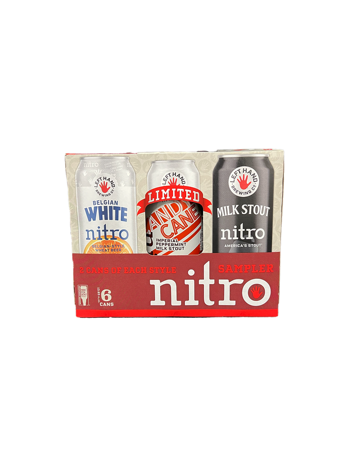 Left Hand Nitro Sampler 6 Pack Cans